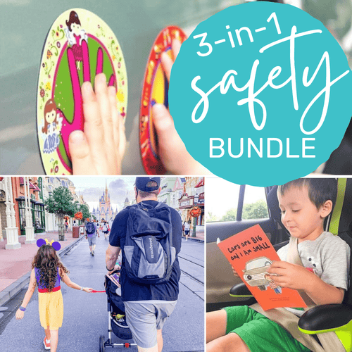 Ultimate Safety Bundle - Parking Pal magnet, tag-a-long handle, and safety book