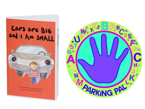 Parking pal hand car magnet alphabet design with kids safety book