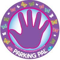 butterfly hand print decal magnet for parking lot safety